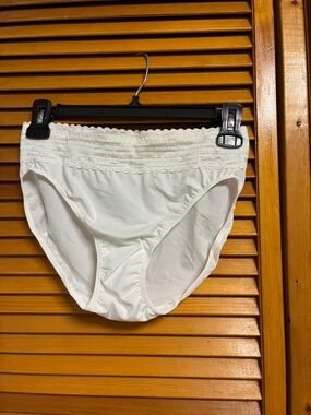 Women's White High-Waist Cotton Briefs